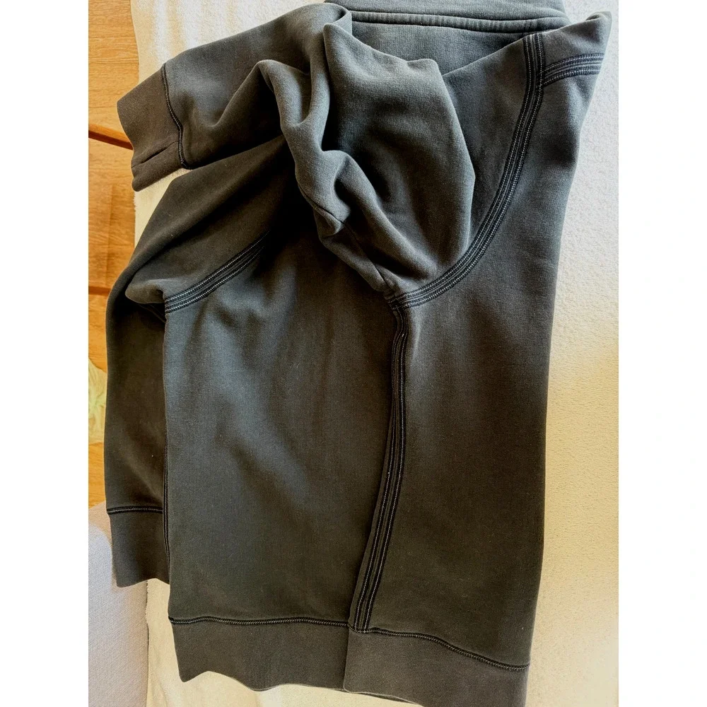 Tommy Bahama Sweatshirt Mens Fleece Cotton 1/4 Snap Zip Gray/Black Golf SZ -XL